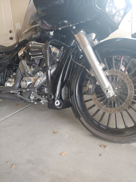 00-2020 Harley chin spoiler NON RAKED