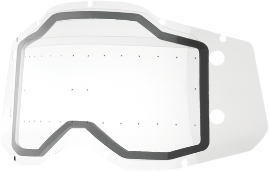 100% Accuri 2/Racecraft 2/Strata 2 Forecast Dual Lens - With Bumps - Clear 59101-00001