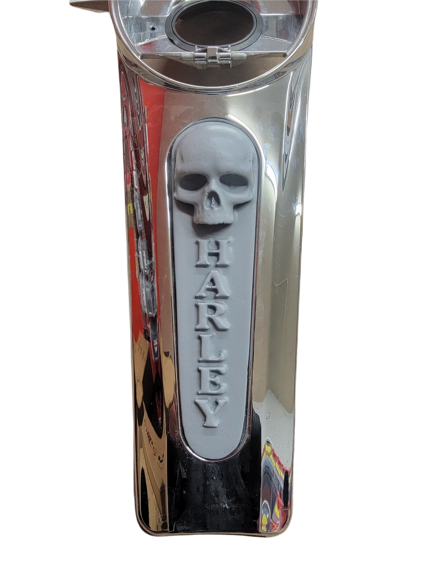 08+ touring console insert 3D Skull flag theme