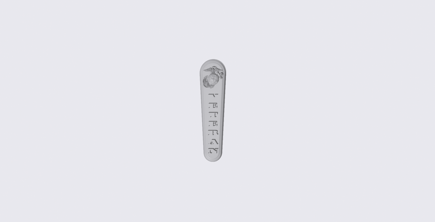 08+ touring console insert 3D USMC Veteran