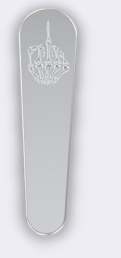 08+ touring console insert 3D middle finger